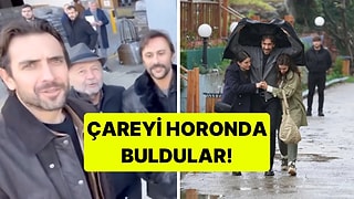 Taşacak Bu Deniz Setinde Üşüyen Oyuncular Isınmak İçin Horon Oynadılar