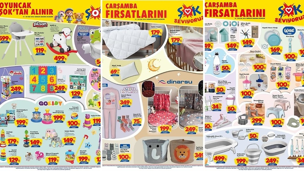 ŞOK'a Anne - Bebek Ürünleri Geliyor! 14 Ocak 2026 ŞOK Aktüel Ürünler Kataloğu