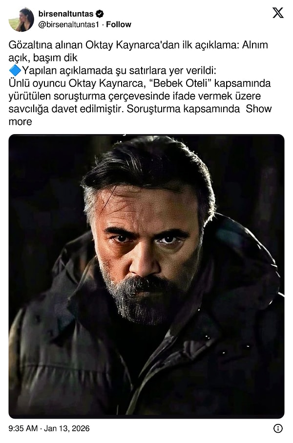 Oktay Kaynarca'dan ilk açıklama: