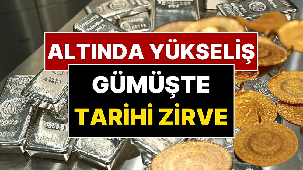 Altın mı Gümüş mü? Altın Durdurulamıyor, Gümüş Tarihi Rekorunu Kırdı!