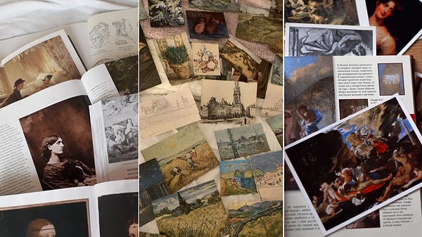 8. Kış temalı bir "Mood Board" hazırlayın.