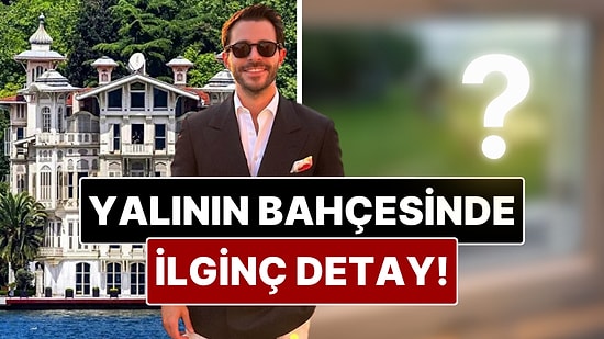 Hakan Sabancı'nın Yalısının Bahçesinden Paylaştığı Görüntü Dikkat Çekti