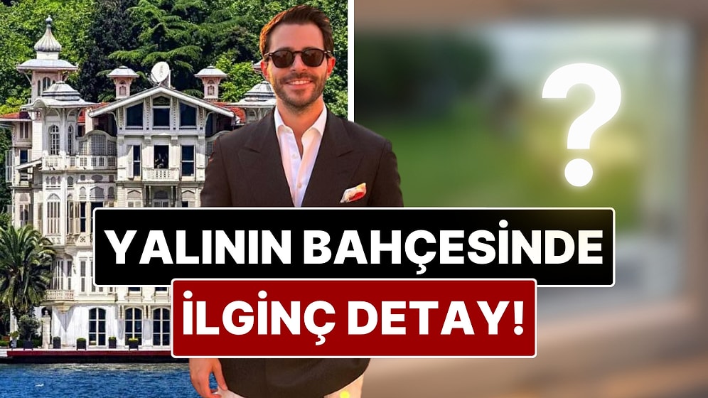 Hakan Sabancı'nın Yalısının Bahçesinden Paylaştığı Görüntü Dikkat Çekti
