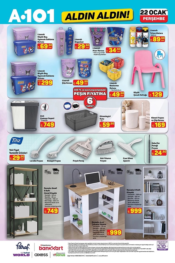 Lisanslı Küçük Boy Oyuncak Saklama Kutusu 69,50 TL