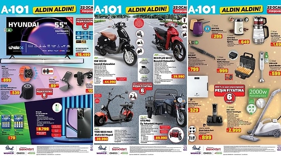 A101'e Buharlı Temizleyici Geliyor! 22 Ocak 2026 Aldın Aldın Kataloğu