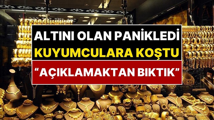 Evde Altını Olanlar Panikledi! 'Nakitle Altın Yasaklandı, El Konulacak' İddialarına Son Nokta Konuldu