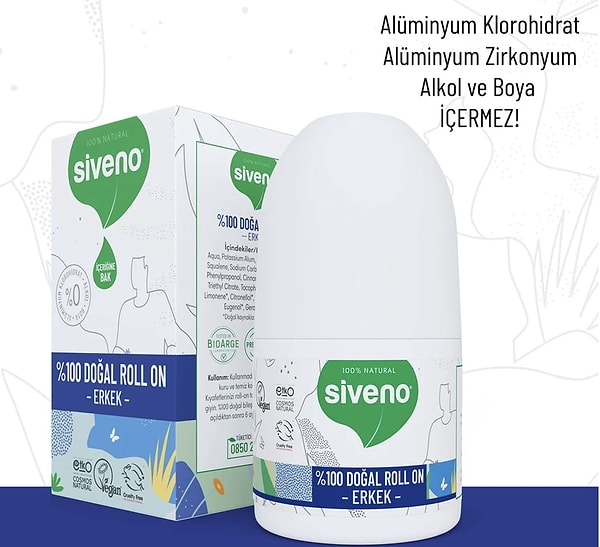 Doğal içeriğiyle beylerin favorisi olan, ferahlığı gün boyu koruyan roll-on.