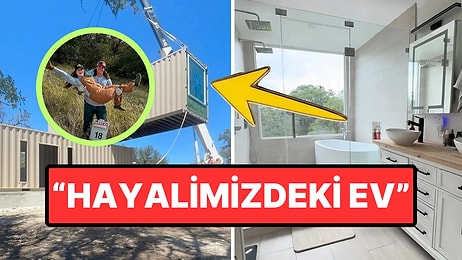 Nakliye Konteynerini Yaşam Alanına Çeviren Çift Aylık Sadece 12 Bin TL Harcıyor!