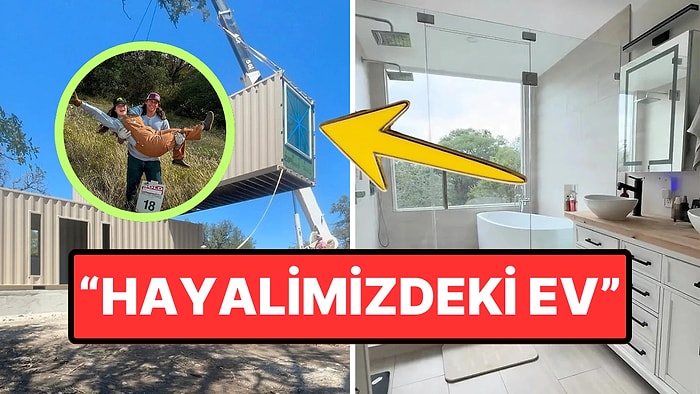 Nakliye Konteynerini Yaşam Alanına Çeviren Çift Aylık Sadece 12 Bin TL Harcıyor!