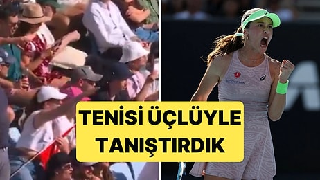 Zeynep Sönmez'i Destekleyen Türk Taraftarlar Tenis Dünyasını Üçlüyle Tanıştırdı