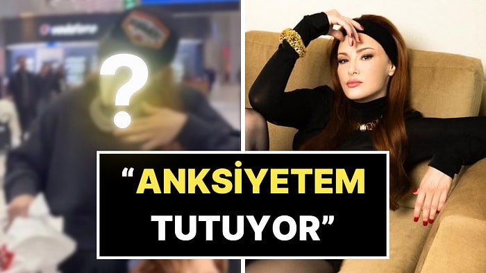 Havalimanında Yüzünü Saklamaya Çalışan Mine Tugay Muhabirlere Sert Çıktı