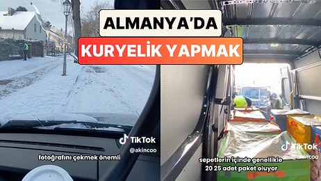 Almanya'da Kuryelik Yapan Bir Türk Bir İş Gününü ve Aylık Kazancını Paylaştı