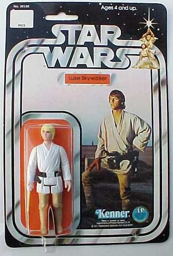 8. Star Wars figürleri her zaman değerlidir. Ancak 1978 yapımı, ışın kılıcı kolunun içinden iki kademeli çıkan (Double Telescoping) Luke Skywalker figürü paketindeyse ne kadar eder?