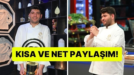MasterChef Altın Kupa Şampiyonu Sergen'den İlk Paylaşım Geldi