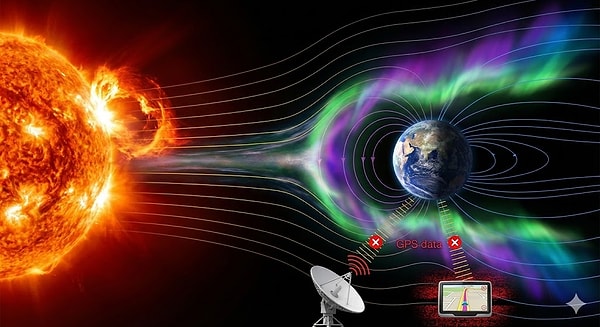 Güneş yüzeyinde meydana gelen şiddetli bir patlamanın ardından gezegenimiz, son yirmi yılın en yoğun radyasyon fırtınasıyla karşı karşıya kaldı.