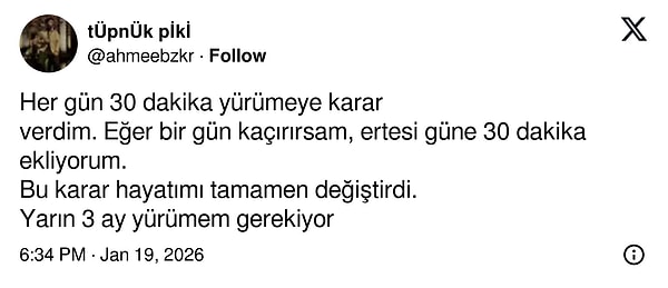 Bir yerden başlamak lazım.