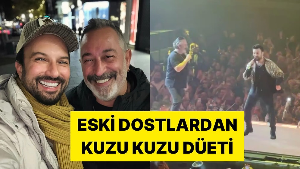 Tarkan İstanbul Konserinde Yakın Arkadaşı Cem Yılmaz'la Düet Yaptı