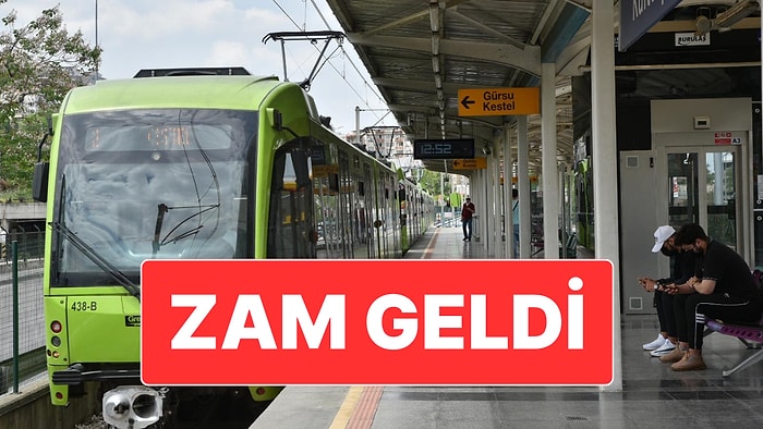 Bursa’da Toplu Ulaşıma Gelen Zam Sonrasında Tek Geçiş Bilet 40 Lira Oldu