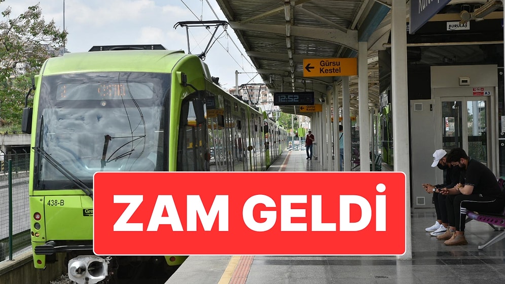 Bursa’da Toplu Ulaşıma Gelen Zam Sonrasında Tek Geçiş Bilet 40 Lira Oldu