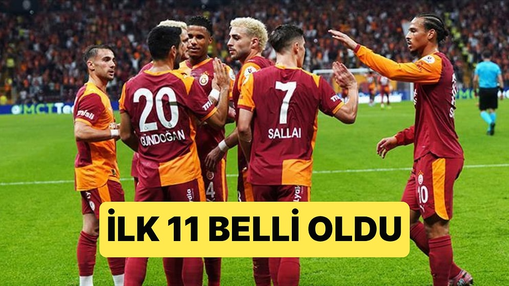 Galatasaray - Atletico Madrid Maçında İlk 11'ler Belli Oldu