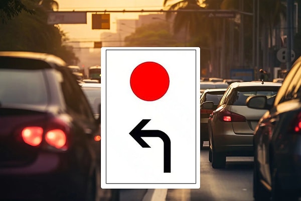 Kırmızı noktalı trafik tabelası git gide yaygınlaşabilir.