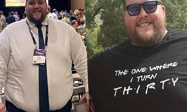 32 yaşındaki iki çocuk babası Jose Matos, bir dönem 238 kilonun üzerindeydi.