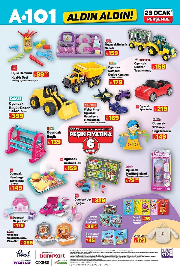 Oyun Hamurlu Kuaför Seti 99,50 TL