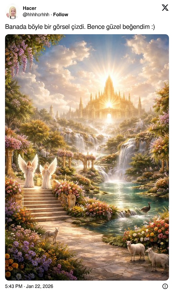 Her kullanıcıya farklı çizimler üretildi.