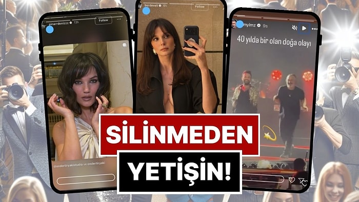 Silinmeden Yetişin: 17-24 Ocak'ta Ünlülerin Paylaştığı "Kaçarsa Yazık Olur" Temalı Instagram Hikayeleri