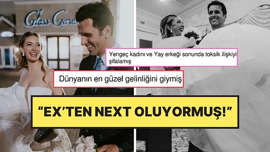 Fırtınalı Aşklarını Evlilikle Taçlandıran Yasemin Kay Allen ve Erdal Kaya’nın Düğün Karelerine Yorum Yağdı