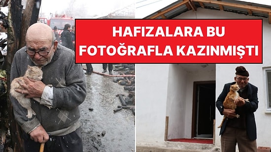 Yanan Evinin Önünde Kedisine Sarıldığı Fotoğrafla Hafızalara Kazınan Ali Meşe Vefat Etti