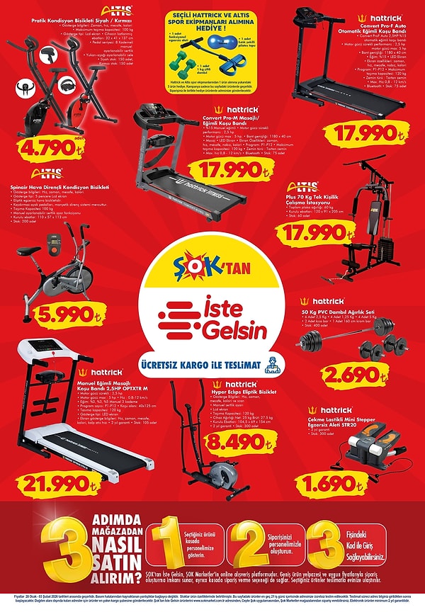 Hattrick 50 Kg PVC Dambıl Ağırlık Seti 2.690 TL