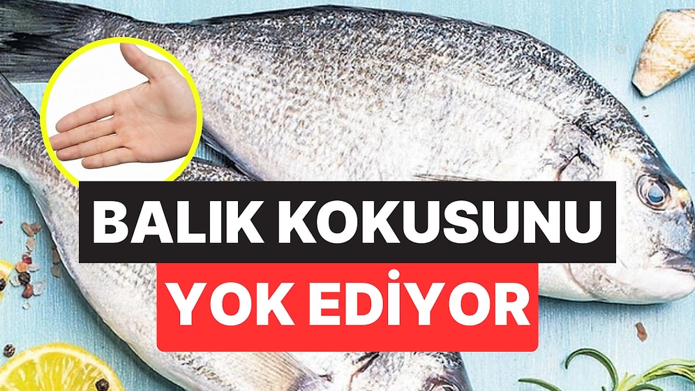 Evdeki Malzemelerle Yapılabiliyor: Balık Kokusunu Mutfak ve Elden Anında Gideren Pratik Yöntem Açıklandı