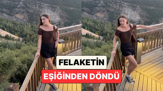 Denizli'de Manzaraya Karşı Fotoğraf Çekilmek İsteyen Kadın Felaketin Eşiğinden Döndü
