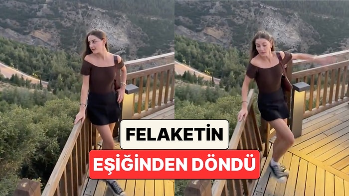 Denizli'de Manzaraya Karşı Fotoğraf Çekilmek İsteyen Kadın Felaketin Eşiğinden Döndü