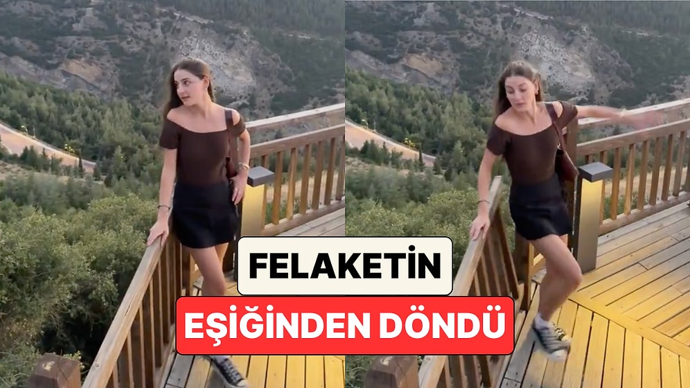 Denizli'de Manzaraya Karşı Fotoğraf Çekilmek İsteyen Kadın Felaketin Eşiğinden Döndü