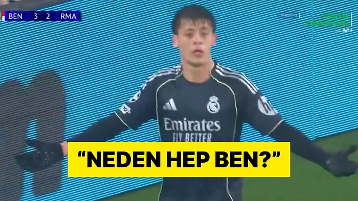 Oyundan Çıkarılan Arda Güler Teknik Direktör Arbeloa'ya Tepki Gösterdi