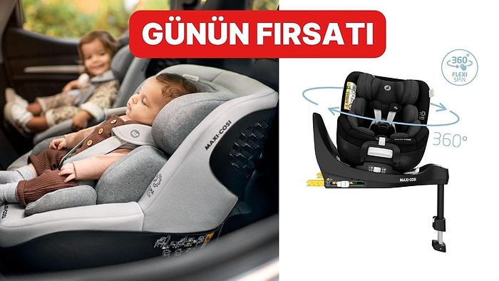 Günün Fırsatı: Maxi-Cosi Isofixli Dönerli Yatabilir Oto Koltuğu İndirimde!