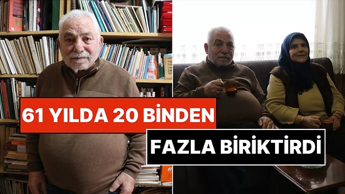 61 Yılda 20 Binden Fazla Biriktirdi: Miras Bırakmak Yerine Herkese Dağıtıyor!