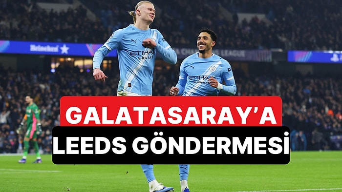 Erling Haaland'ın Galatasaray Maçındaki Gol Sevincinin Ardından Leeds United Selamlaması Çıktı