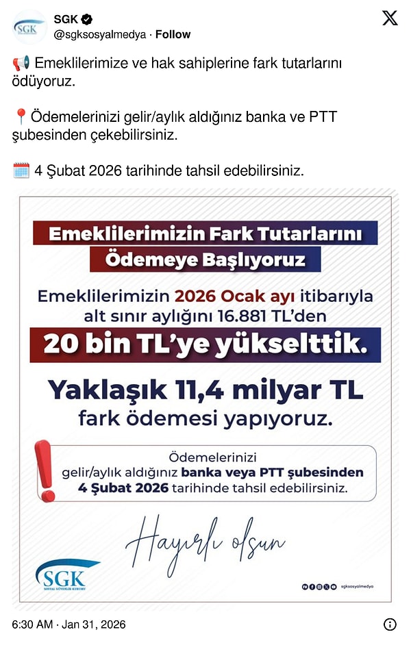 Emekli maaş farkı nereden, nasıl alınır?