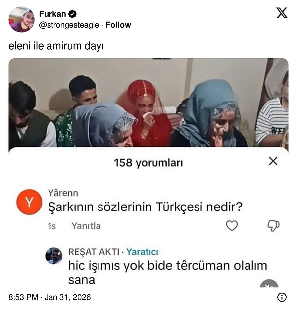 4. Biri ısrarla soru sorunca ben de amirum dayı gibi oluyorum