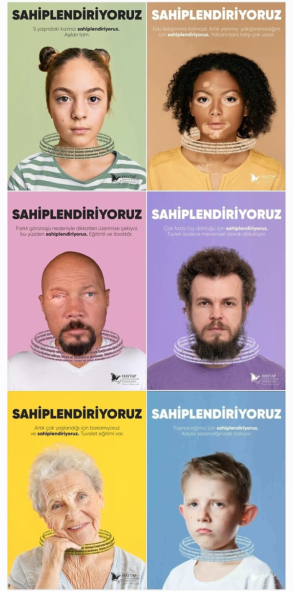 Afişlerde kullanılan ifadeler sosyal medyada tepki çekmişti.