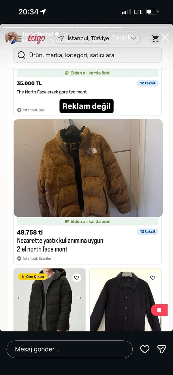 Cüneyt Özdemir ise fenomen ismin bu hareketlerini X üzerinden eleştirdi. Gözaltı sırasında giydiği montu satışa çıkarmasına ateş püskürdü.