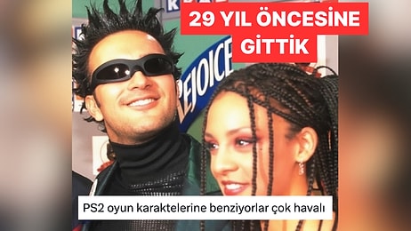 Tarkan ve Defne Joy Foster'ın 1997 Kral Müzik Ödülleri Pozu Nostalji Rüzgarları Estirdi