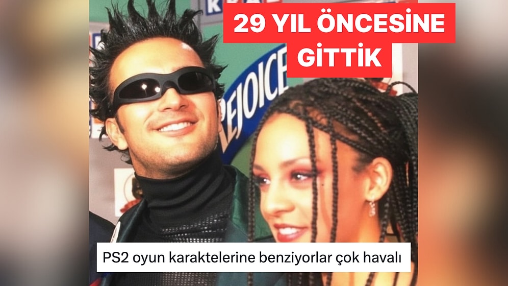 Tarkan ve Defne Joy Foster'ın 1997 Kral Müzik Ödülleri Pozu Nostalji Rüzgarları Estirdi