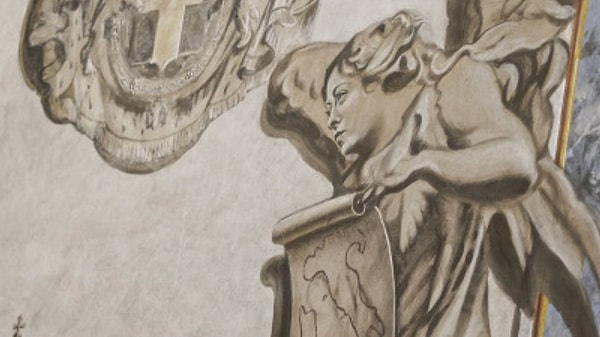 Ülkeyi birbirine katan fresk, kaldırıldı.