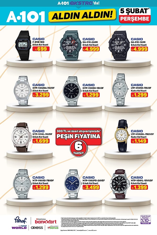 Casio Saat Çeşitleri