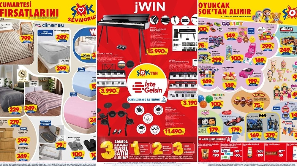 ŞOK'a Dijital Bateri Seti Geliyor! 7 Şubat 2026 ŞOK Aktüel Ürünler Kataloğu