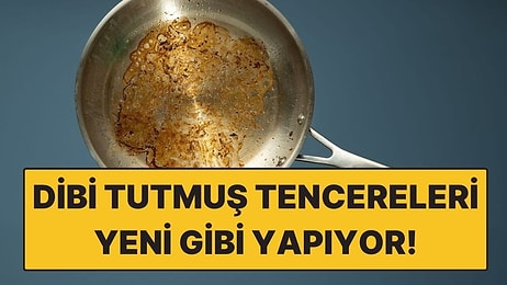 Dibi Tutmuş Tencereleri Anında Temizleyen Basit Hile